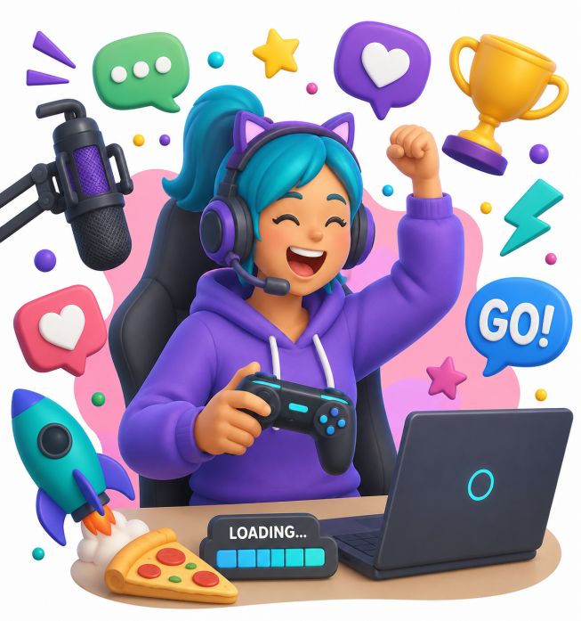 Uma pessoa que joga videogame
